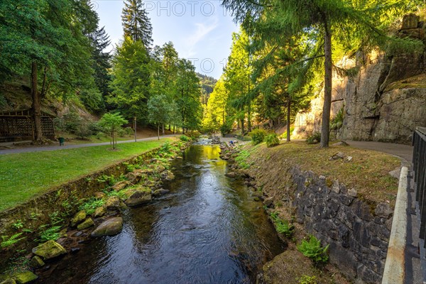 River Enz in the spa gardens