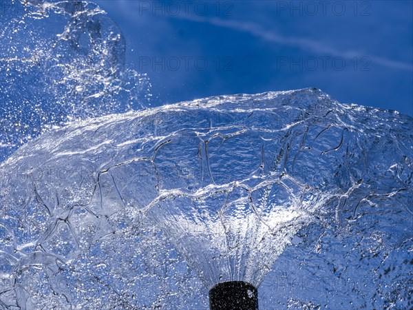 Fountain in the spa gardens of Bad Homburg vor der Hoehe