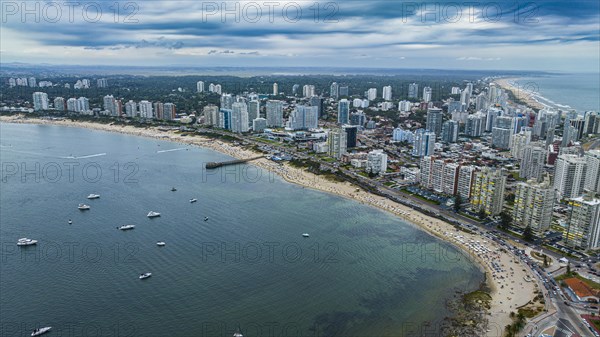 Aerial of Punta del Este