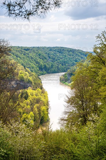 View of the Danube in spring