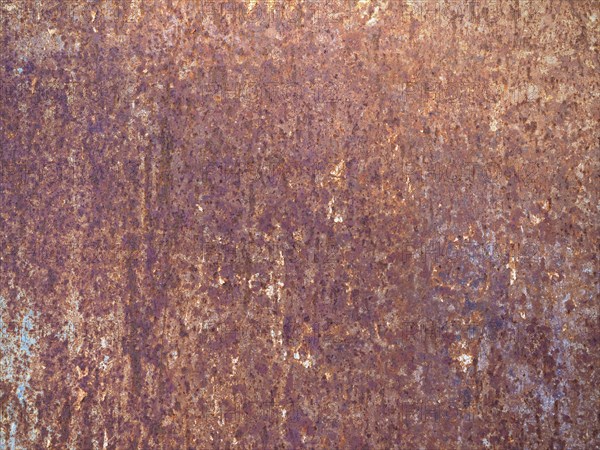 Brown rusted steel texture background