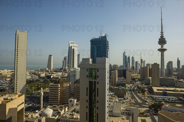 Overlook over Kuwait City