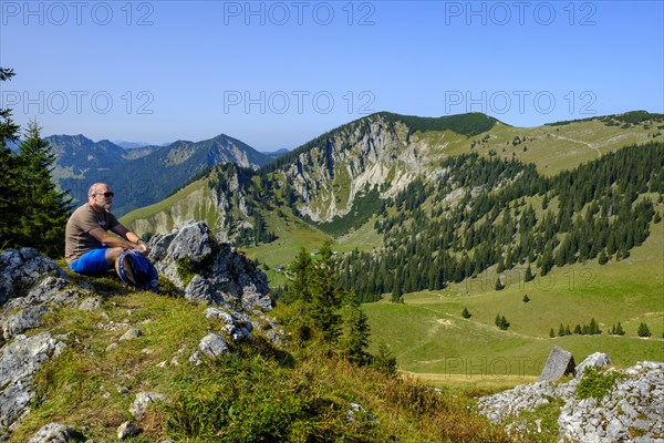 Hiker at the summit