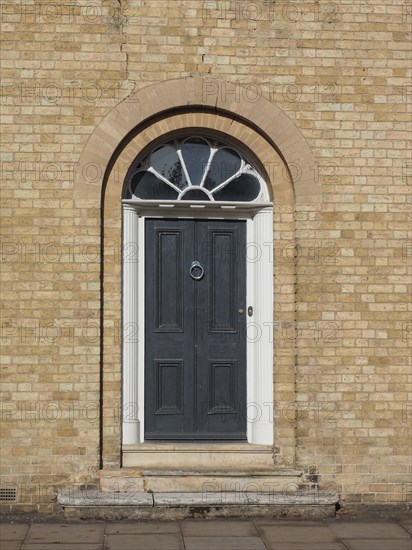 Black traditional british door