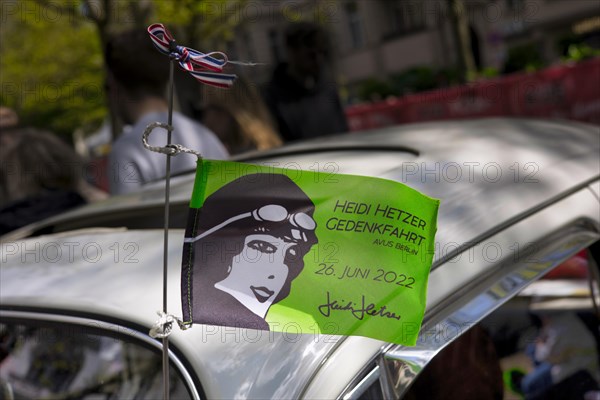 Pennant for the Heidi Hetzer Memorial Ride