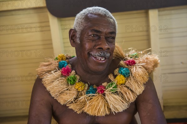 Man at Kava ceremony