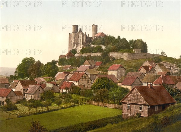 The ruins of Hanstein in the district of Eichsfeld in Thuringia