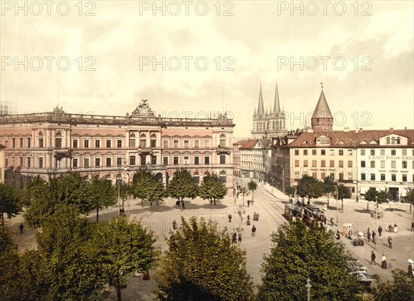 The Königsplatz in Kassel