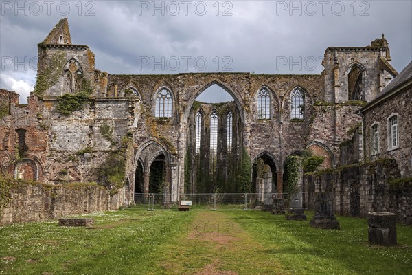 Ruins of the former abbey of Aulne