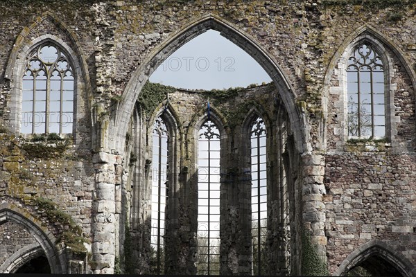 Ruins of the former abbey of Aulne