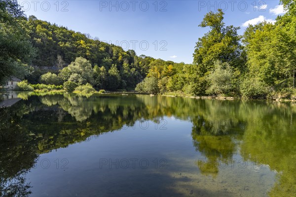 On the river Loue near Cleron