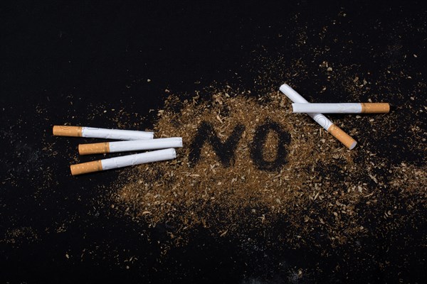 World No Tobacco Day poster for say no smoking concept