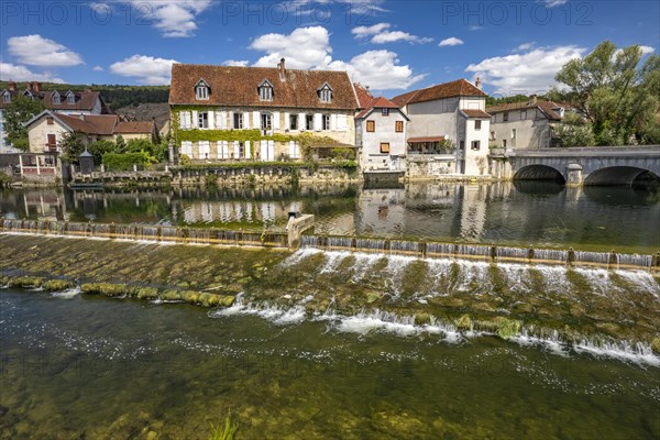 Quingey and the River Loue