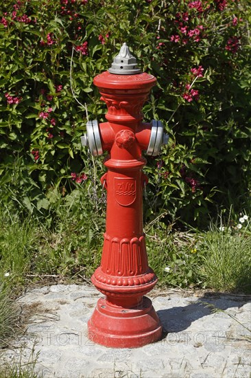 Red hydrant