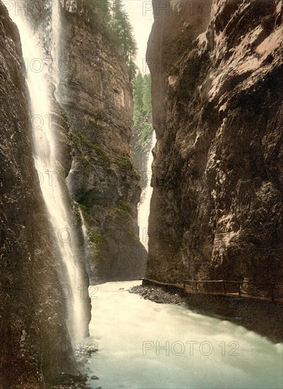 The Partnach Gorge in Bavaria