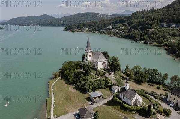 Maria Woerth Church near Klagenfurt am Woerthersee