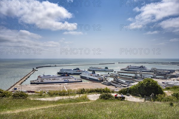 The ferry port of Dover