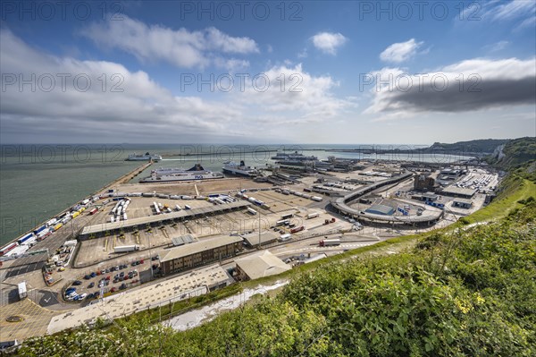 The ferry port of Dover