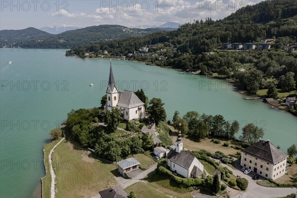 Maria Woerth Church near Klagenfurt am Woerthersee