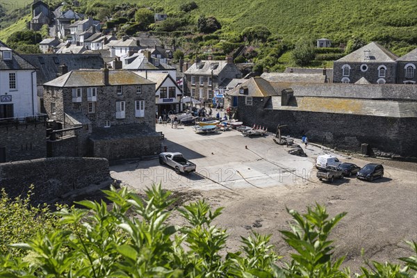 The fishing harbour in Port Isaac