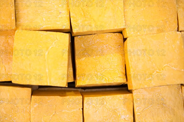 Collection of bars of fragrant hand made organic soap