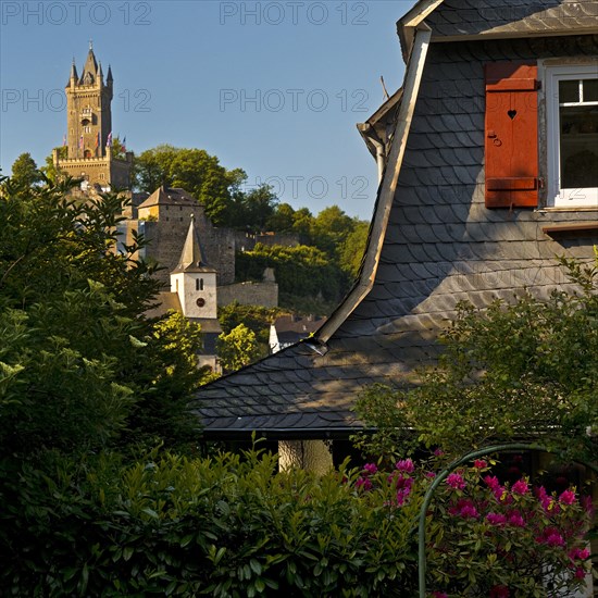 The Wilhelm Tower above the town of Dillenburg