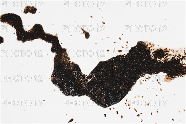 Top view coffee stain