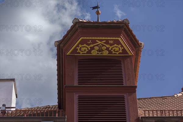 Historic roof elevator bay