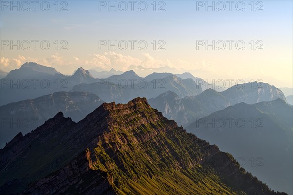 View from Europe's highest Nagelfluhberg Speer