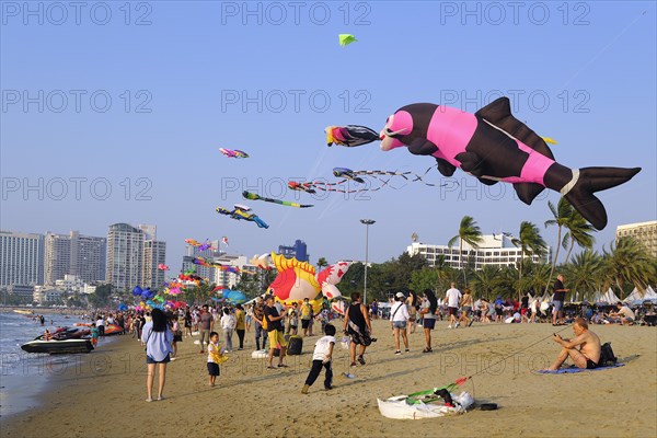 Kite Festival on Pattaya Beach