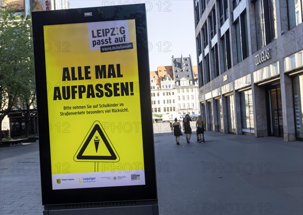 Joint poster campaign by the city of Leipzig