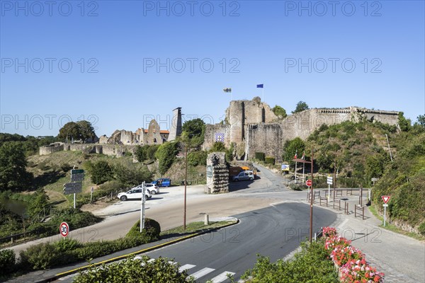 Entrance to the medieval Chateau de Tiffauges