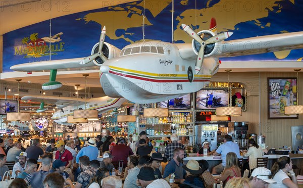 Air Margaritaville restaurant inside Cancun airport