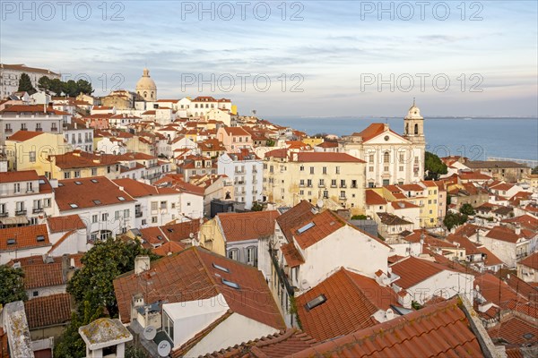 View of Alfama from Miradouro das Portas do Sol