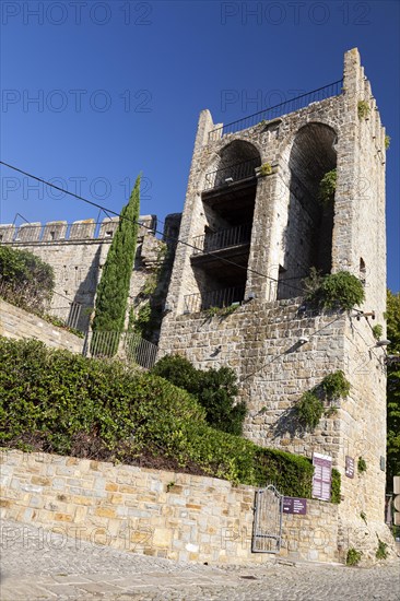 Parts of the old city wall of Piran