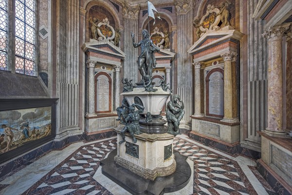 Mausoleum with De Vries figures Stadthagen Germany