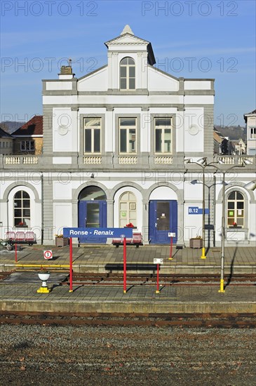 The railway station of Ronse