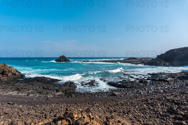 Gemstone coves on Isla de Lobos