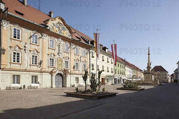 Main square with town hall St. Veit an der Glan