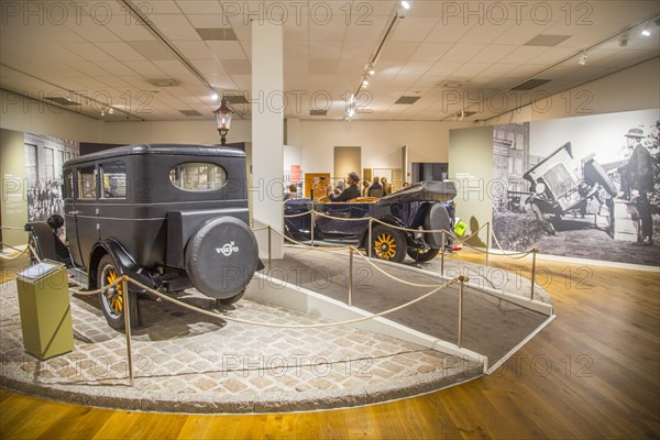 Historic vehicles at the Volvo Museum