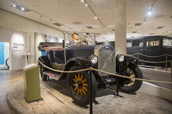 Historic vehicles at the Volvo Museum