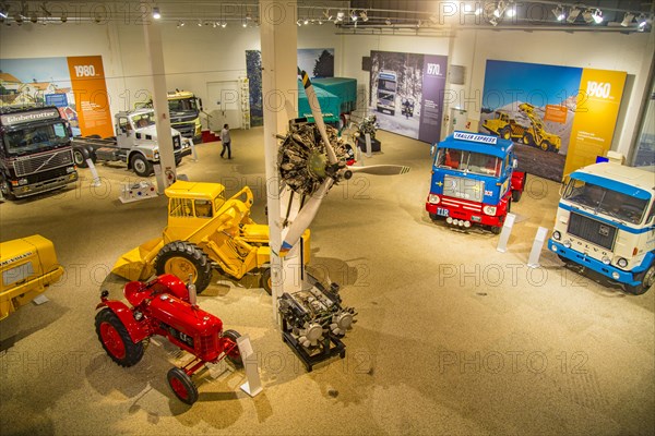 Historic vehicles at the Volvo Museum