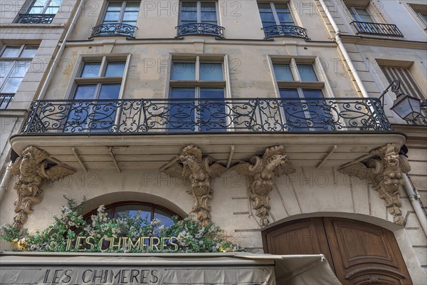 Chimeras on the outside of Les Chimères