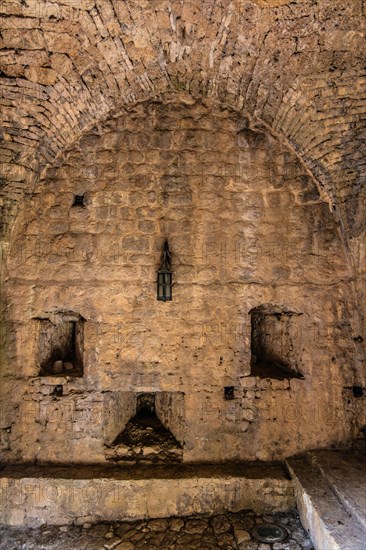 Back of the Gavedola tower of the fortress wall