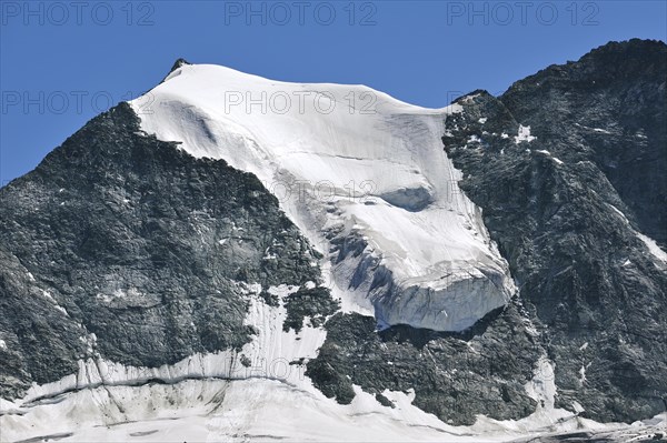 Serac on the mountain Grand Cornier in the Pennine Alps