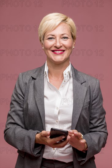 Portrait middle aged businesswoman