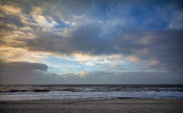 Beach at sunset