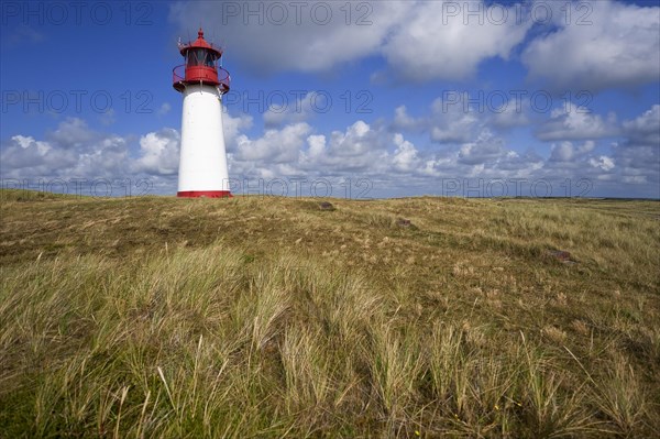 Lighthouse with blue sky at Ellenbogen