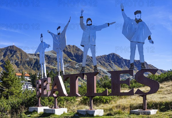 Beatles Monument in Obertauern