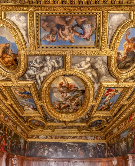 Decorated ceiling